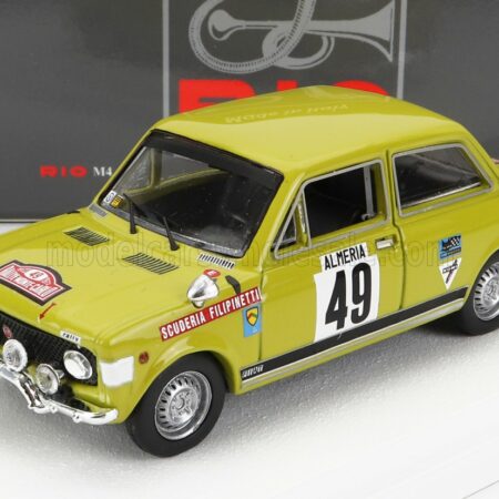 RIO-MODELS 1/43 FIAT | 128 RALLY N 49 RALLY MONTECARLO 1972 P.LIER - J.P.FRATTINI | GREEN