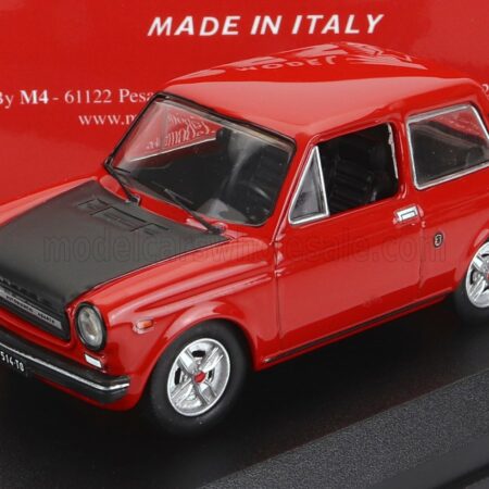 BEST-MODEL 1/43 AUTOBIANCHI | A112 ABARTH II SERIE 1973 | RED BLACK