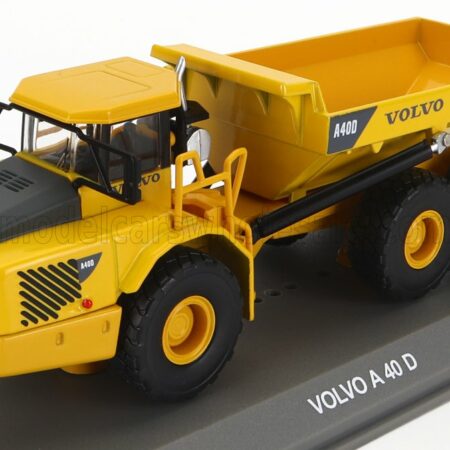 EDICOLA 1/72 VOLVO | A40D TRUCK CASSONATO RIBALTABILE CAVA MINERARIA TRACTOR 3-ASSI 2001 | YELLOW BLACK