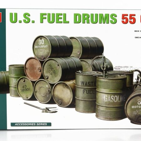 MINIART 1/48 ACCESSORIES | USA GASOLINE FUEL DRUMS 55 GAL. | /