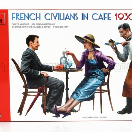 MINIART 1/35 FIGURES | FRENCH CIVILIANS IN CAFE 1930-40s | /