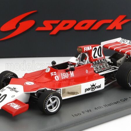 SPARK-MODEL 1/43 ISO RIVOLTA | F1  FW N 20 ITALY GP 1974 A.MERZARIO | RED WHITE