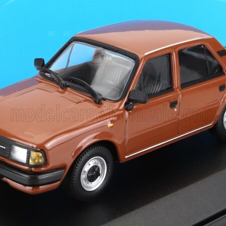 ABREX 1/43 SKODA | 120L BERLINE 4-DOOR 1984 | LIGHT BROWN