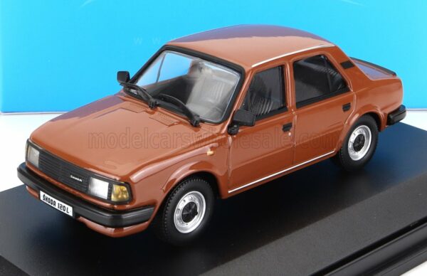 ABREX 1/43 SKODA | 120L BERLINE 4-DOOR 1984 | LIGHT BROWN