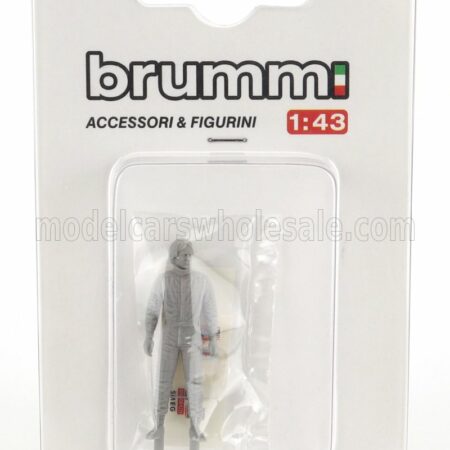 BRUMM 1/43 FIGURES | F1  KIT DRIVER GILLES VILLENEUVE FERRARI 1981 | /