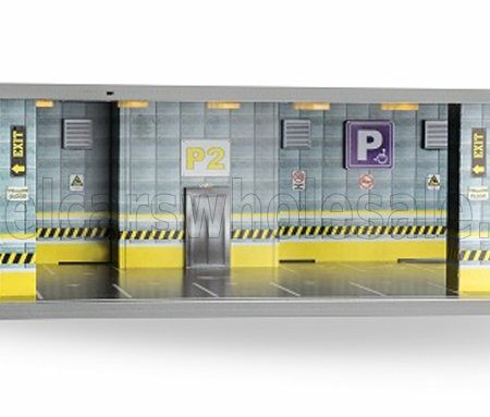 ATLANTIC 1/64 VETRINA DISPLAY BOX | DIORAMA PARCHEGGIO SECONDO PIANO - PARKING P2 YELLOW FLOOR - CARS NOT INCLUDED - Lungh.LENGHT cm 43.0 X Largh.WIDTH cm 25.0 X Alt.HEIGHT cm 14.0 | VARIOUS