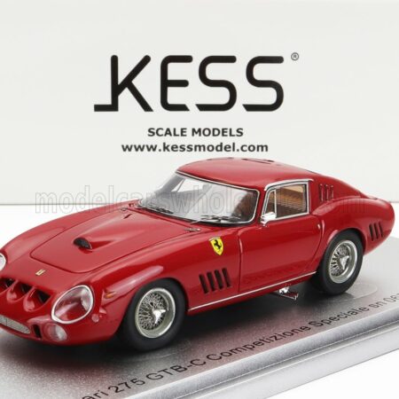 KESS-MODEL 1/43 FERRARI | 275 GTB/C sn.06701 COMPETIZIONE SPECIALE 1964 | RED