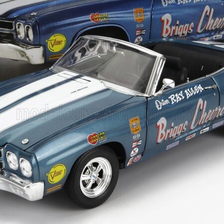 ACME-MODELS 1/18 CHEVROLET | CHEVELLE RACING N 0 CABRIOLET 1970 RAY ALLEN | BLUE WHITE