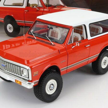 ACME-MODELS 1/18 CHEVROLET | BLAZER K5 4x4 HARD-TOP 1982 - HIGHLANDER EDITION | ORANGE WHITE