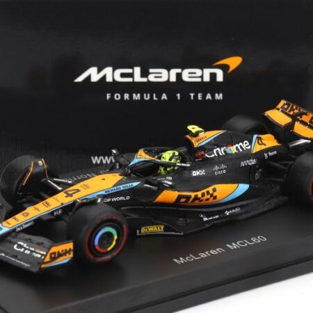 SPARK-MODEL 1/64 McLAREN | F1  MCL60 TEAM McLAREN N 4 SEASON 2023 LANDO NORRIS | ORANGE BLACK BLUE