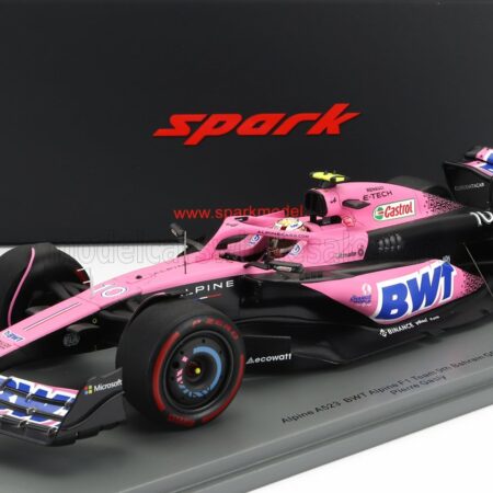 SPARK-MODEL 1/18 ALPINE | F1  A523 TEAM BWT ALPINE N 10 SEASON 2023 PIERRE GASLY | PINK BLUE