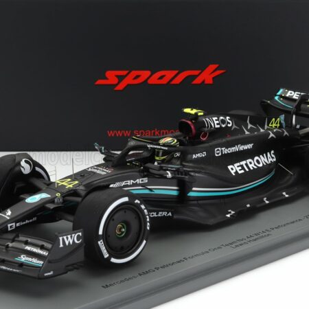 SPARK-MODEL 1/18 MERCEDES GP | F1 W14 TEAM MERCEDES-AMG PETRONAS FORMULA ONE N 44 2nd AUSTRALIAN GP 2023 LEWIS HAMILTON | MATT BLACK