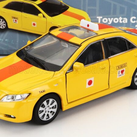 WELLY 1/38 TOYOTA | CAMRY TAXI TOKIO JAPAN 2009 - DAMAGE CARD BOX | YELLOW