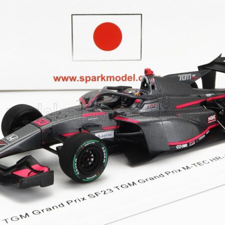 SPARK-MODEL 1/43 DALLARA | SF23 HONDA M-TEC HR-417E TEAM TGM GRAND PRIX N 53 SUPER FORMULA SEASON 2023 TOSHIKI OYU | GREY RED