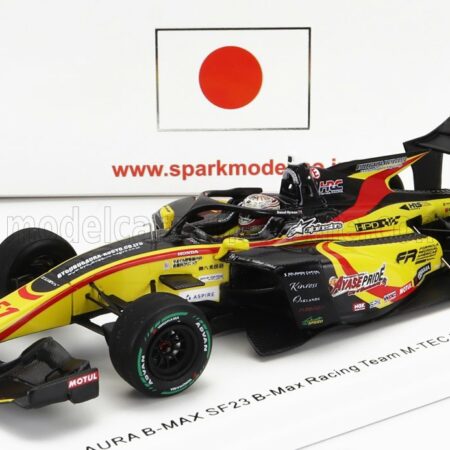 SPARK-MODEL 1/43 DALLARA | SF23 HONDA M-TEC HR-417E TEAM B-MAX RACING N 51 SUPER FORMULA SEASON 2023 RAOUL HYMAN | YELLOW RED BLACK