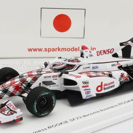 SPARK-MODEL 1/43 DALLARA | SF23 TOYOTA TRD01F TEAM DENSO ROOKIE RACING N 14 SUPER FORMULA SEASON 2023 KAZUYA OSHIMA | WHITE RED BLACK