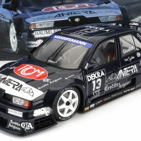 WERK83 1/18 ALFA ROMEO | 155 V6 TI TEAM ALPHA CORSE 2 N 13 DTM ITC SEASON 1995 GIANNI GIUDICI | DARK BLUE