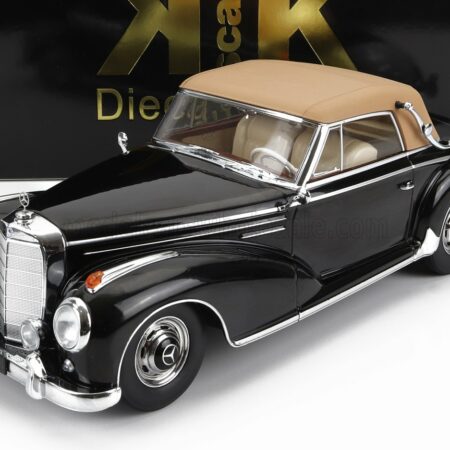 KK-SCALE 1/18 MERCEDES BENZ | 300S SC CABRIOLET (W188) SOFT-TOP CLOSED 1967 | BLACK BEIGE