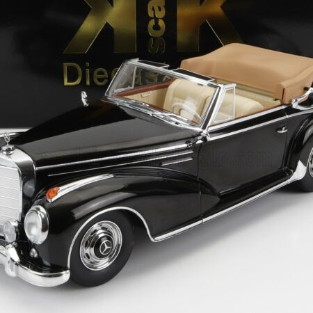 KK-SCALE 1/18 MERCEDES BENZ | 300S SC CABRIOLET (W188) SOFT-TOP OPEN 1967 | BLACK