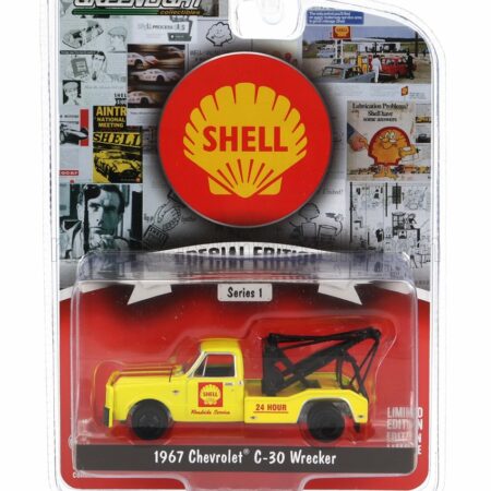 GREENLIGHT 1/64 CHEVROLET | C-30 TRUCK PICK-UP SHELL CARRO ATTREZZI - WRECKER ROAD SERVICE 1967 | YELLOW