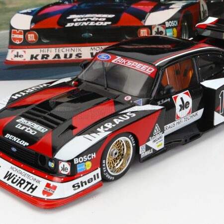 WERK83 1/18 FORD ENGLAND | CAPRI TURBO Gr.5 KRAUS N 1 SEASON DRM 1980 KLAUS LUDWIG | BLACK RED WHITE