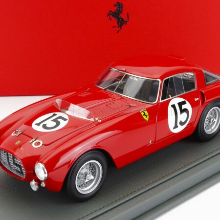 BBR-MODELS 1/18 FERRARI | 340MM 4.1L V12 s/n0320 TEAM SCUDERIA FERRARI N 15 24h LE MANS 1953 P.MARZOTTO - G.MARZOTTO - CON VETRINA - WITH SHOWCASE | RED