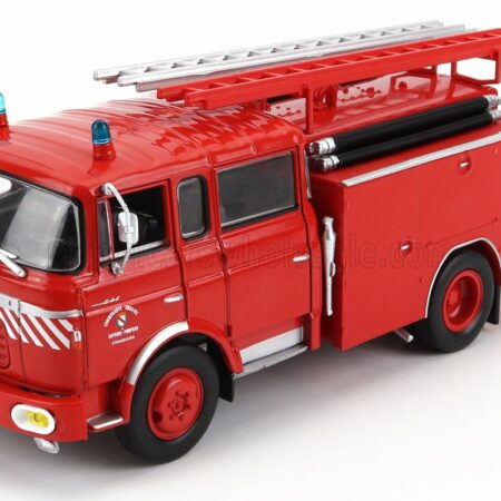 EDICOLA 1/43 BERLIET | GAK 20 TANKER TRUCK 1969 - FIRE ENGINE - VIGILI DEL FUOCO - FEUERWEHR | RED