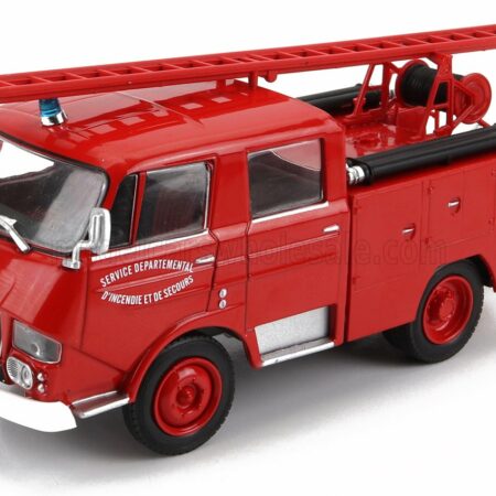 EDICOLA 1/43 CITROEN | N-SERIES TANKER TRUCK 1969 - FIRE ENGINE - VIGILI DEL FUOCO - FEUERWEHR | RED