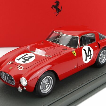 BBR-MODELS 1/18 FERRARI | 340MM 4.1L V12 s/n0322 TEAM SCUDERIA FERRARI N 14 24h LE MANS 1953 G.FARINA - M.HAWTHORN - CON VETRINA - WITH SHOWCASE | RED