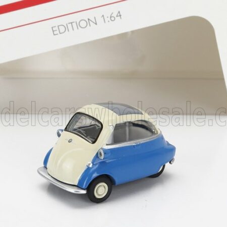 SCHUCO 1/64 BMW | ISETTA 1960 | BLUE WHITE