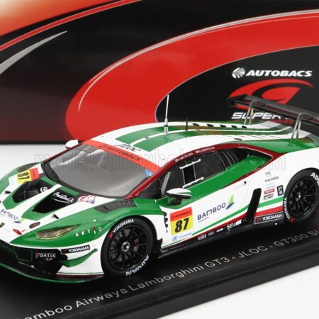 SPARK-MODEL 1/43 LAMBORGHINI | AVENTADOR GT3 TEAM JLOC N 87 GT300 SUPER GT 2022 K.MTSUURA - N.SAKAGUCHI | WHITE GREEN