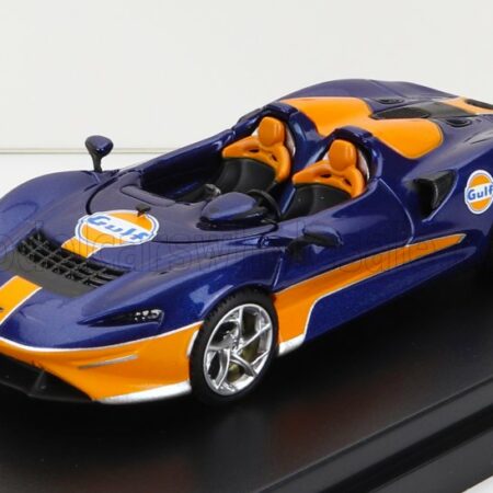 LCD-MODEL 1/64 McLAREN | ELVA GULF LIVERY 2020 | BLUE ORANGE