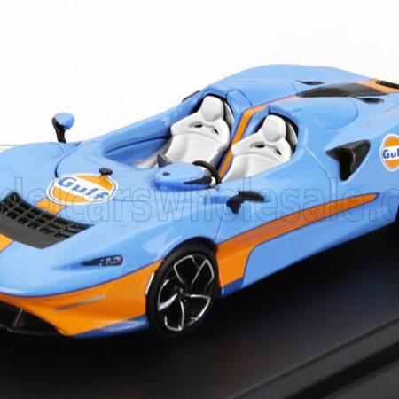 LCD-MODEL 1/64 McLAREN | ELVA GULF LIVERY 2020 | LIGHT BLUE ORANGE