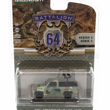 GREENLIGHT 1/64 CHEVROLET | M1009 PICK-UP CUCV US ARMY 1984 | MILITARY CAMOUFLAGE