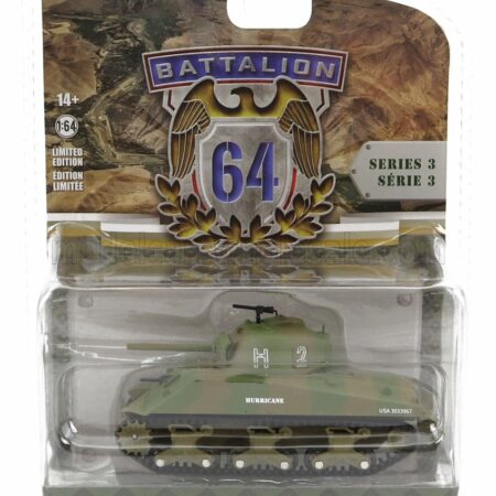 GREENLIGHT 1/64 TANK | M4 SHERMAN USA ARMY WAR 1952 | MILITARY CAMOUFLAGE