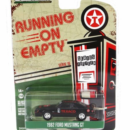 GREENLIGHT 1/64 FORD USA | MUSTANG GT N 1 TEXACO 1982 | BLACK