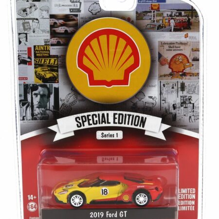 GREENLIGHT 1/64 FORD USA | GT N 18 SHELL 2019 | RED YELLOW