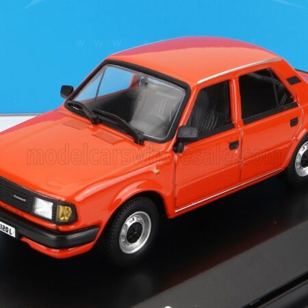 ABREX 1/43 SKODA | 120L BERLINE 1984 | ORANGE