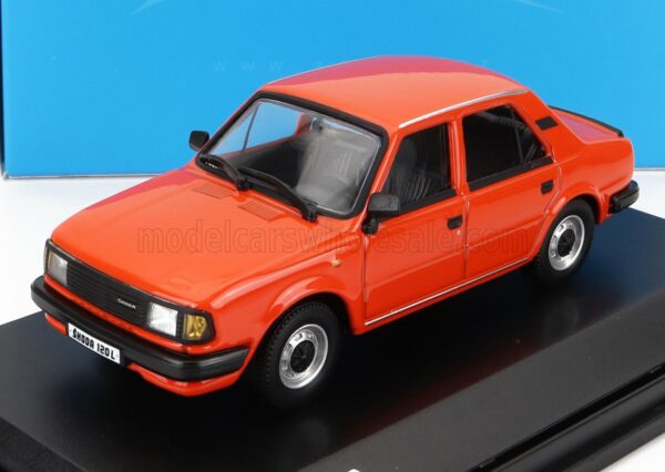 ABREX 1/43 SKODA | 120L BERLINE 1984 | ORANGE