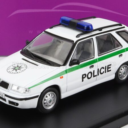 ABREX 1/43 SKODA | FELICIA FL COMBI SW STATION WAGON POLICIE 1998 | WHITE