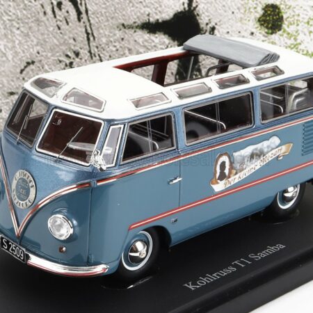 AUTOCULT 1/43 KOHLRUSS | T1 SAMBA VAN DER KLEIN MOZART AUSTRIA 1955 | BLUE