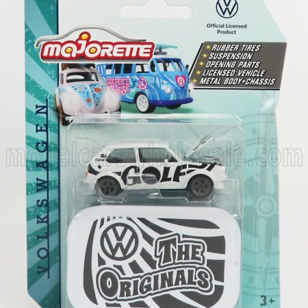 MAJORETTE 1/64 VOLKSWAGEN | GOLF MKI GTi 1976 | WHITE BLACK