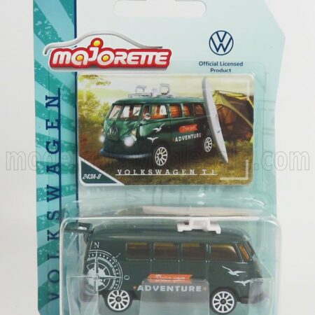 MAJORETTE 1/64 VOLKSWAGEN | T1 MINIBUS 1962 | GREEN