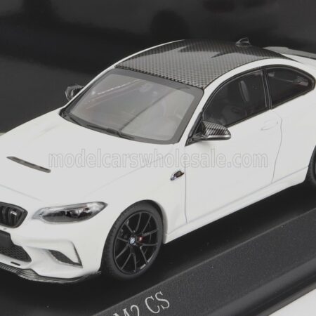 MINICHAMPS 1/43 BMW | 2-SERIES M2 CS COUPE (G42) 2020 - BLACK WHEELS | WHITE