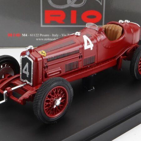 RIO-MODELS 1/43 ALFA ROMEO | P3 TIPO B N 4 2nd CIRCUITO DI MODENA 1934 ACHILLE VARZI | RED