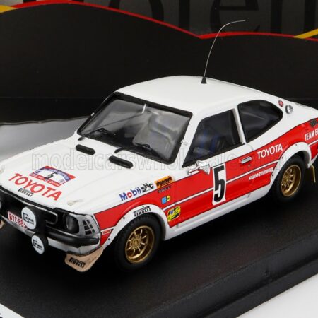 TROFEU 1/43 TOYOTA | COROLLA LEVIN (night version) N 5 WINNER RALLY BALTIC 1977 A.WARMBOLD - J.TODT | WHITE RED