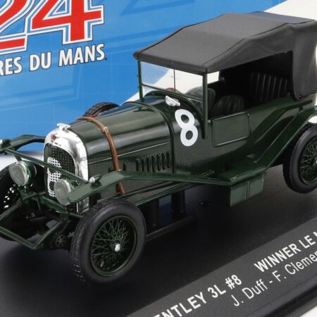 IXO-MODELS 1/43 BENTLEY | 3-LITRE 3.0L TEAM BENTLEY MOTORS LIMITED N 8 WINNER 24h LE MANS 1924 J.DUFF - F.CLEMENT | GREEN