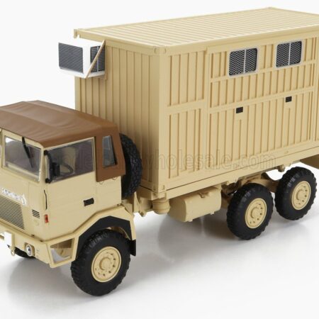 EDICOLA 1/43 BERLIET | GBD TRUCK 6x6 MILITARY POSTAZIONE MOBILE 1959 | MILITARY SAND