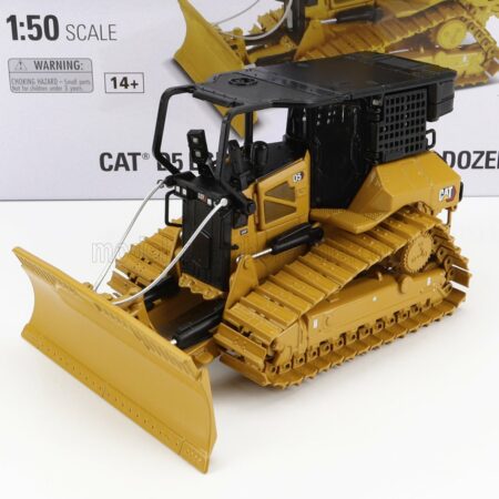 DM-MODELS 1/50 CATERPILLAR | CATD5 LGP FIRE SUPPRESSION DOZER RUSPA CINGOLATA - SCRAPER TYPE TRACTOR | YELLOW BLACK