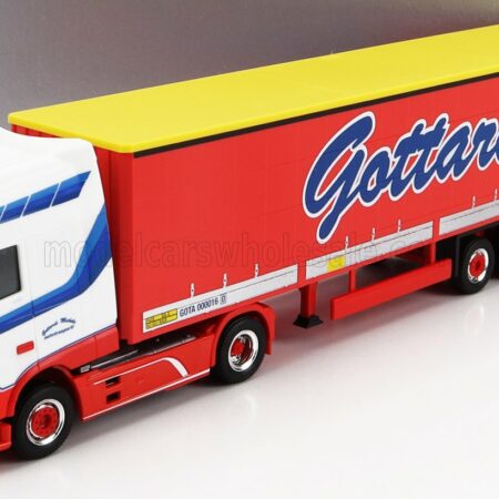 HERPA 1/87 DAF | XF480 TRUCK TELONATO GOTTARDI TRANSPORTS 2017 | WHITE RED